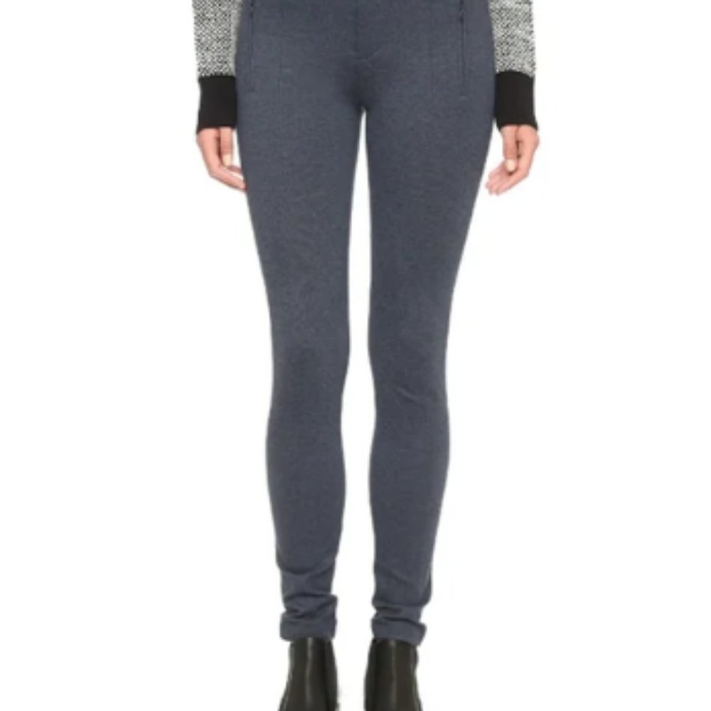 Vince Ponte Ski Knit Slim Pants Coastal Grey 2 Stretch - Like New!